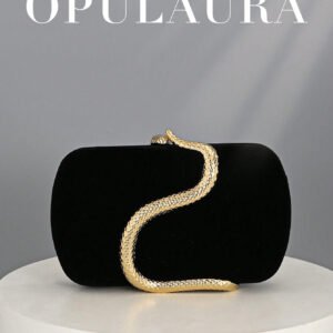 حقيبة كلاتش مخملية عتيقة للنساء من OpulAura
