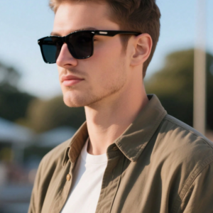 نظارات شمسية مربعة بلاستيكية كلاسيكية